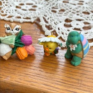 Colorful Animal Figurine Set for Small Pets